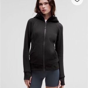 NWT Lululemon (12) Women's Scuba Black  Full Zip